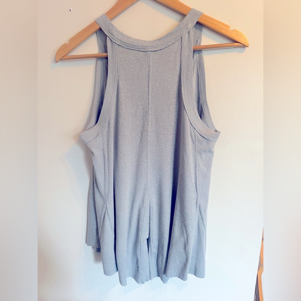Light Blue Trapeze Tank - Picture 2 of 2